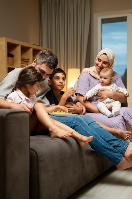 Rassaz Greens luxury apartments exterior with modern architecture and landscaping