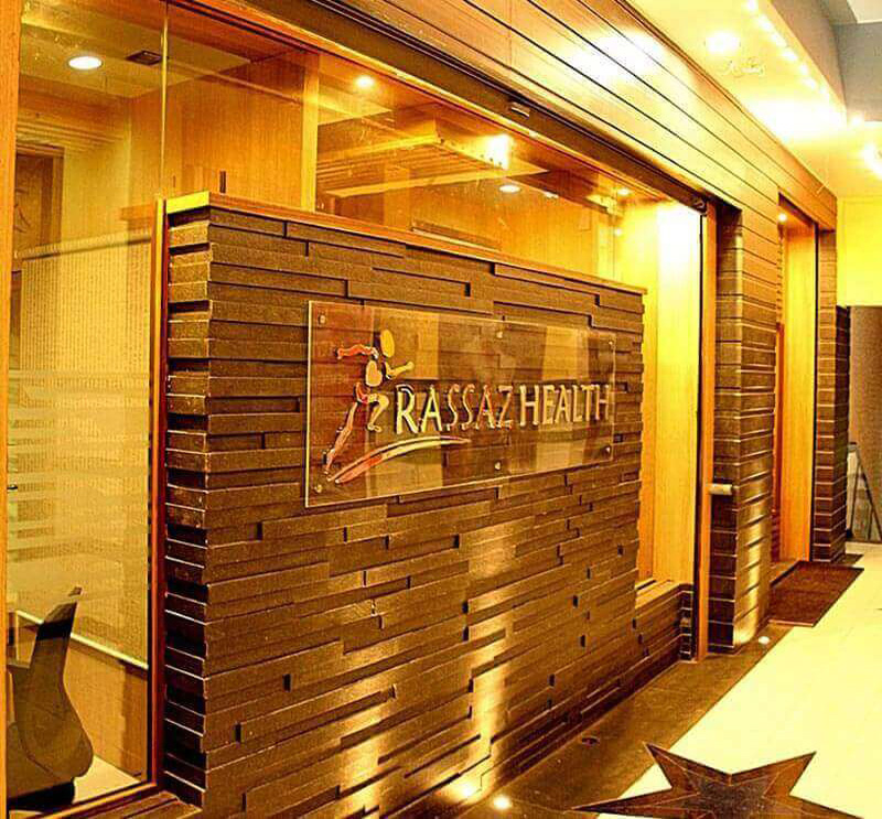 Modern health and fitness center facility